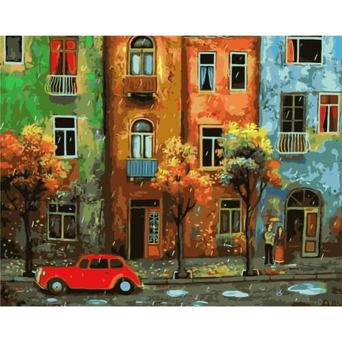 Ebullient Love Painting By Numbers Girl Drawing On Canvas Diy Coloring By Number Figure Hand Painted Paintings Art Gift Kits