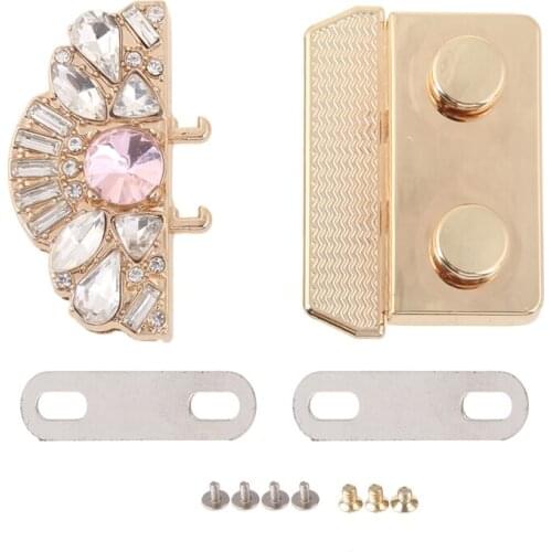 Metal Fashion Clasp Turn Twist Lock for DIY Handbag Craft Bag Purse Hardware Accessories