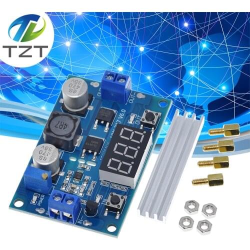 TZT DC DC-DC 3~35V to 3.5~35V LTC1871 Booster step up Step-up module Converter Regulated Power Supply+VoltMeter