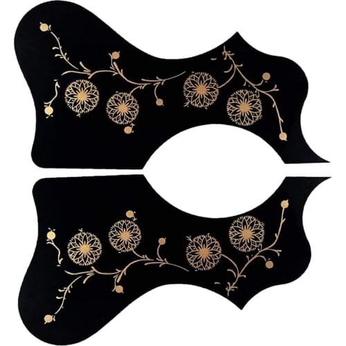 NEW-2Pack 41in Acoustic Guitar Pick Guard Anti-Scratch Parts Left/Right Hand - Black