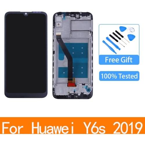 Original LCD for Huawei Y6S 2019 LCD Display Touch Screen For Huawei Y6 Prime 2019 LCD MRD-LX1f LX1 LX2 LX3 L21 L22 Y6 Pro 2019