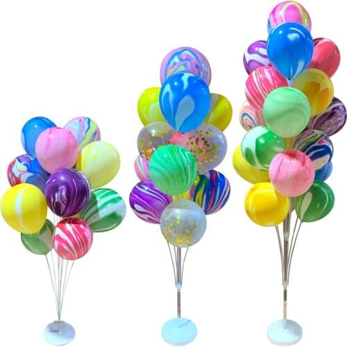 11tube Balloon Stand Balloon Holder Column Confetti Balloons Anniversary Birthday Party Wedding Decoration Decor Globos Supplies