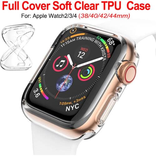 Full Protection Case For Apple Watch 4 40MM 44MM Shockproof Screenprotector Cover for Apple Watch 2 3
