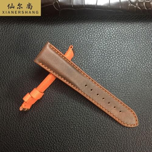 New Soft Goat Skin Watchbands Luxury Genuine Leather Belt Custom Universal Strap 18MM 19MM 20MM Handmade Sheepskin Watch Band 22