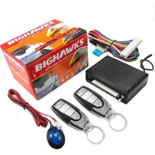 Keyless Entry System For Automobile Central Lock Car One-Way Alarm System Without Siren 12V Vehicle Central Door Lock System