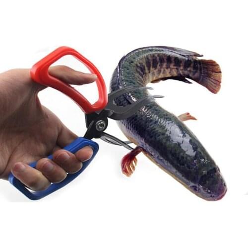 1Pcs Finger Fish Grip Fish Control Fish Grip Lip Fishing Tackle Gripper Grabber Stainless steel Grab Tool