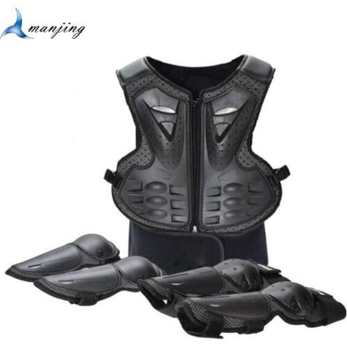 For Height 0.8-1.55M Children Body protect armor Motorcycle Vest jacket Cycling Riding skating Armour Kids