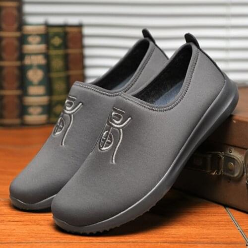 ZXWFOBEY Platform Casual Shoes Man Non-slip Platform Womens Light Ladies Casual Flats Slip On Unisex Casual Shoes Driving Shoe