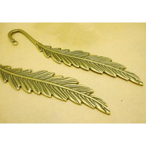 10pcs 22mmx142mm Antique Bronze/Antique Silver Leaf Hair Kanzashi/Bookmark Pendant Charm/Finding,DIY Accessory Jewelry Making