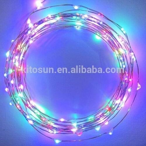 10PCS Copper String Light 50LED Outdoor Fairy Patio lamp Wire Lights for Garden Wedding Christmas party decoration