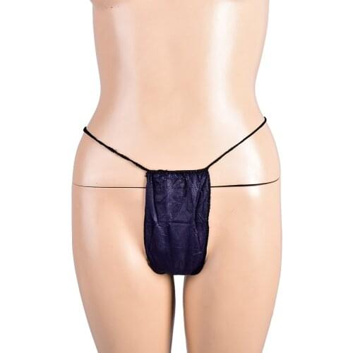 10Pcs/pack G-string Travel Disposable Panties Underwear T-back Saloon Spa Underwear