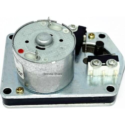 3V 0.8RPM Heat Water meter Valve actuator Reducer Gear motor 90 - degree limit 1:3600