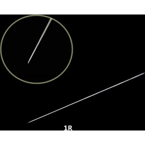 Free shipping 1RL 500Pcs Sterilized Stainless Steel Permanent Makeup tattoo naalden Normal Needles Eyebrow-tattoo Needles