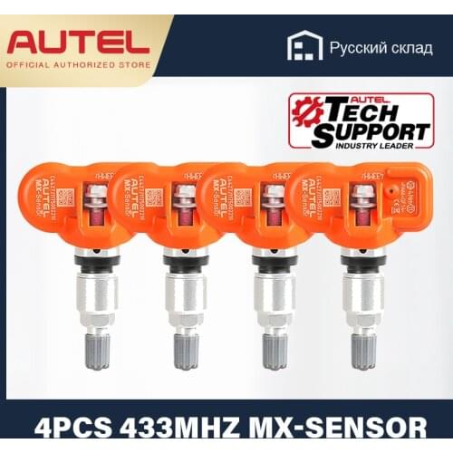 AUTEL Sensor MX-Sensor TPMS 433MHz Sensor For Tire Pressure Universal MX-Sensor 433MHz Programmer work with AUTEL Maxitpms TS601