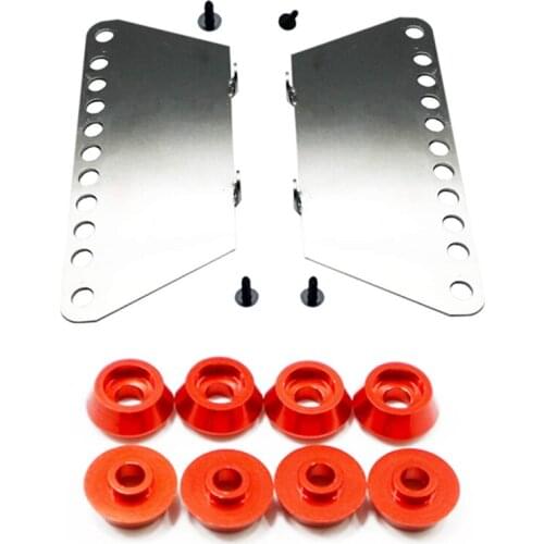 For MN Model 1:12 D90 D91 Pedal with 8Pcs Connecting Rod Screw Gasket Shim Washer Rest for WPL C14 C24 D99S RC Car