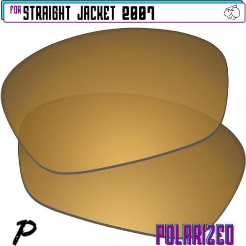 EZReplace Polarized Replacement Lenses for - Oakley Straight Jacket 2007 Sunglasses - Gunmetal P