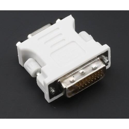 HWEXPRESS Hot Male DVI-D to Female VGA Monitor F Converter Adapter (DVI 24+1 Pin)