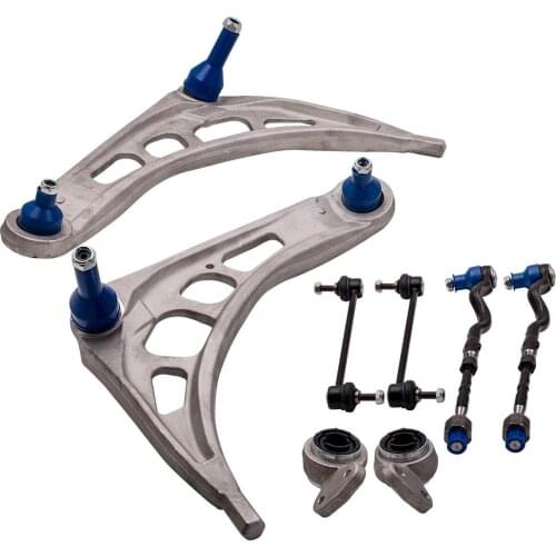 FRONT AXLE SUSPENSION CONTROL ARM SET KIT + LINKS For BMW 3 SERIES E46 Z4 E85 31129071963 31351095694 31121095277 31121095278