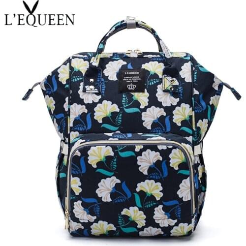 LEQUEEN Large Capacity Mummy Maternity Nappy Bag Outdoor Moms Backpack Nursing Bag Mummy Travel Backpack Zippers Baby Care Bag