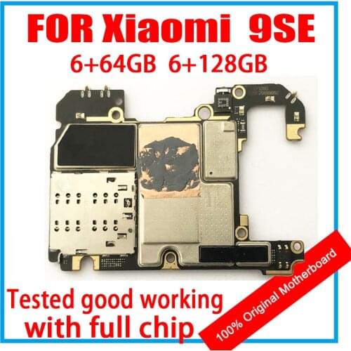 For Xiaomi 9SE MI 9SE Motherboard 100% Clean Replaced Original Mainboard Android OS 64G/128G With Chips
