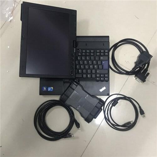 Mb star c6 sd c6 connect with SSD software V2020.09 the newest win7 system for MB C6 with laptop X201T I7 ready to use