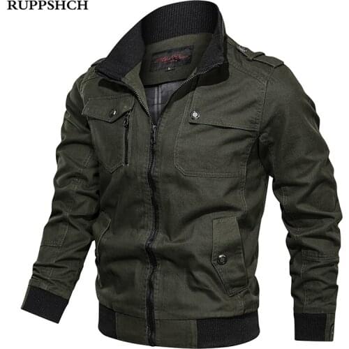 2021 new Autumn Men Casual Stand Collar Jacket Men Zipper Pocket Large Size Jacket Men High Quality Cotton Thin Jacket