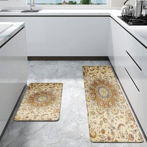 Persian Doormat Kitchen Floor Mat Cheaper Anti-slip Entrance Door Rug Soft Balcony Hallway Rugs Living Room Home Vintage Carpet