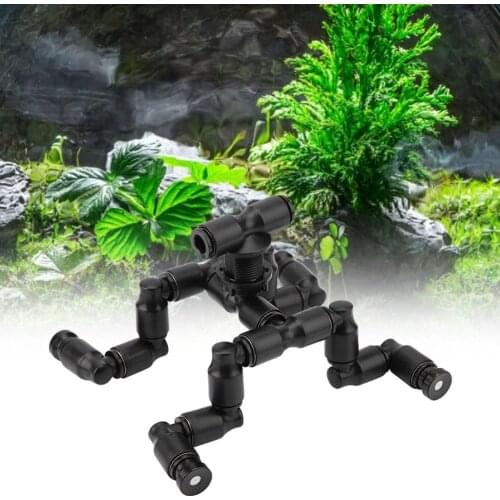 Reptiles Mist Sprinkler Rain Forest Tank Adjustable Pet Cooling Nozzle Spray Nozzle Habitat Decor Garden Mist Sprinker