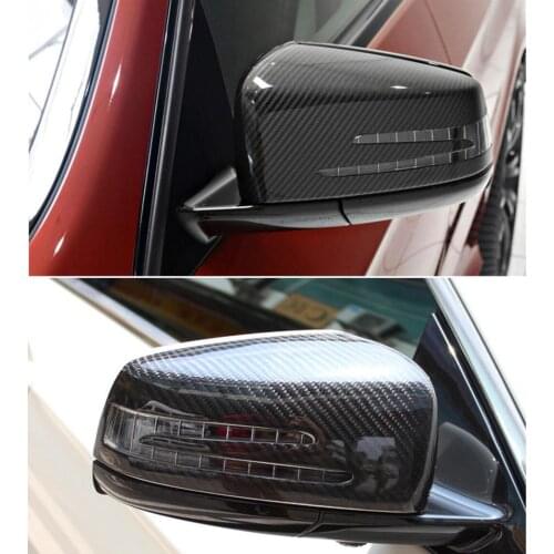 Real Carbon Replacement Style Mirror Cap Cover For Mercedes W176 W246 W117 W207 W212 W218 X156 X204 W204 W221 LCL