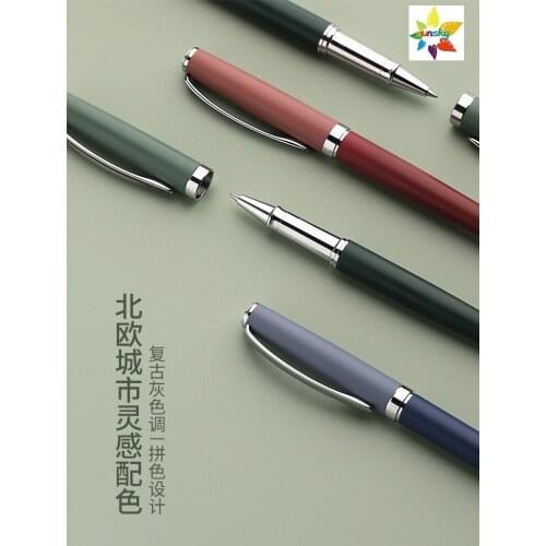 Ipluso City Nordic series,metal signature pen,Imported ink 0.5mm,Spray paint on fog surface,metal pen body, soft touch