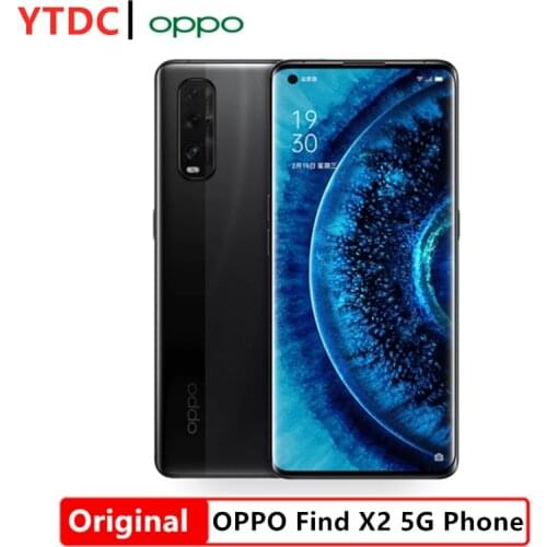 Original OPPO Find X2 5G 6.7 inch Smartphone Snapdragon 865 8-core Super VOOC 2.0 Camera 48MP + 12MP + 13MP 4200mAh Battery