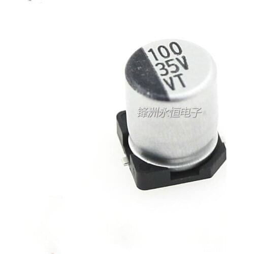 SMD aluminum electrolytic 35V100UF 100UF/35V 6.3*7.7MM SMD electrolytic capacitor