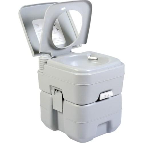 Travel Camping Toilet Portable Toilet for Adult WC Outdoor 10/20L Flushing Potty for Outdoor Activities Long Road Boat Trip