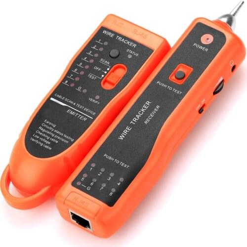 UTP STP Cat5 Cat6 RJ45 Line Finder Telephone Wire Tracker Tracer Diagnose Tone Tool Kit LAN Network Cable Tester