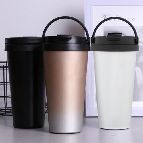 Vacuum Cup Anti-slip Stainless Steel Leakproof Thermal Mug for Outdoor