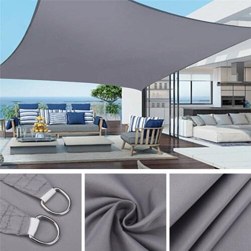Oxford cloth Shade Sail Awning fabric Waterproof awning UV Block Sunshade cloth shade canvas for Patio garden gazebos Camping