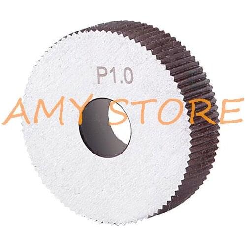 1Pc x 0.3/0.4/0.5/0.6/0.8/1.0/1.2/1.5/1.6/1.8/2.0mm Pitch Single Straight Coarse Knurl Wheel Knurling Roller Tool 28 x 8 x 8mm