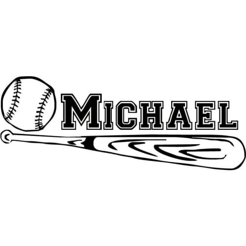 15.2cm*5.7cm Personality Sports Baseball Michael Fashion Creative Car Stickers C5-2012