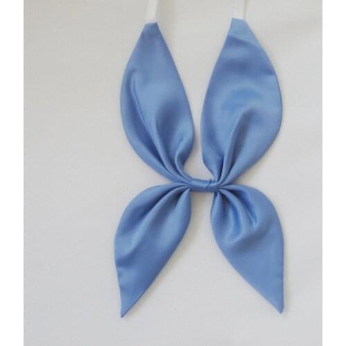 2 PCS / LOT JK Uniform clothes Goldfish knot Triangle pure color bow tie bowtie