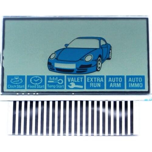 B9 Car two-way alarm LCD with remote control LCD adapts to starline B9 use Zebra paper LCD screen