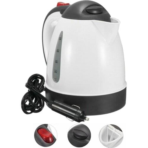 Vehicle Truck 1000Ml Kettle Hot Water Boiled Heater for Tea Coffee Stainless Steel Large Capacity