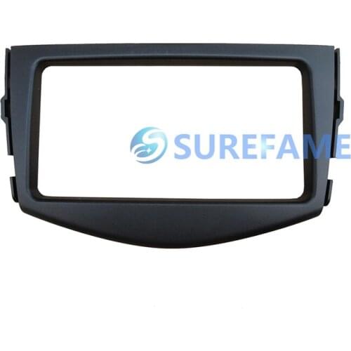 Car Dash Mount Trim Kit for Toyota 2006-2012 RAV4 Front Bezel Fascia Facia Adapter Panel Face Plate Cover Frame