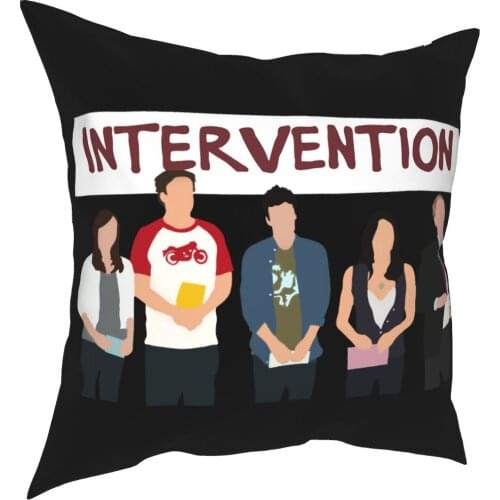 Intervention How I Met Your Mother Pillow Cover Home Decorative Tv Show Cushions Throw Pillow for Living Room Polyester