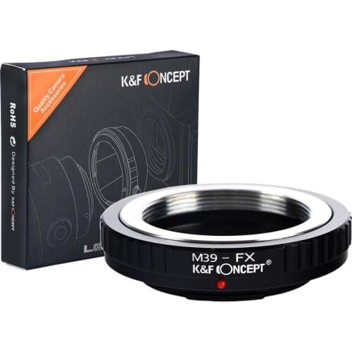 K&F Concept adapter for Leica M39 mount lens to Fujifilm FX XPro2 X-T2 X-M2 camera X-T20 X-T3 X-T30