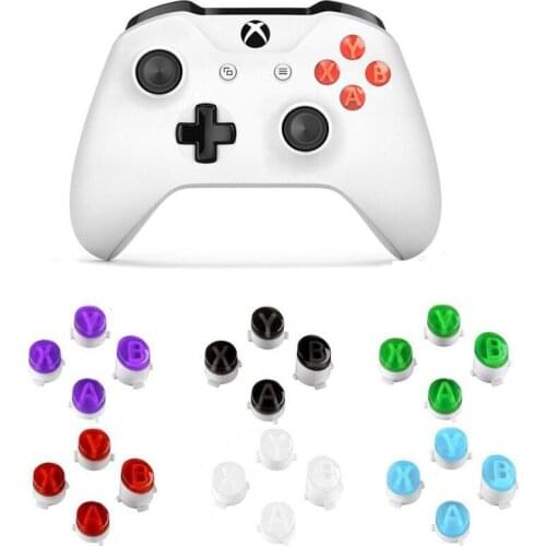 4pcs Repair Part Replacement Button Kit For XBOX ONE / Slim S ones / Elite Wireless Controller xboxone Gamepad ABXY Accessories