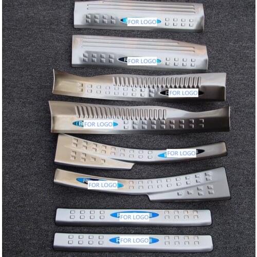 Stainless Steel Scuff Plate/Door Sill Door Sill pedal bienvenidos Threshold Accessories For Jeep Renegade 2016 2017