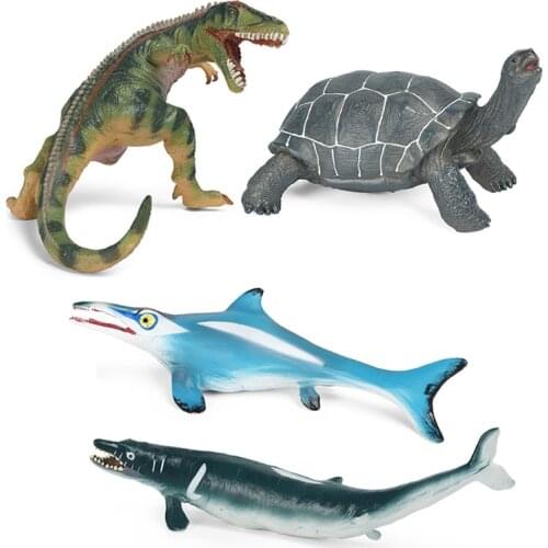 Ocean Sea Life Simulation Animal Model Dragon Whale Tortoise Toys Kids Figures