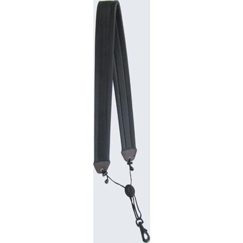 Clarinet Neck Strap Soft Sax Leather Padded Alto/Tenor/Baritone/Soprano Shoulder Adjustable Strap with Metal Hook Parts