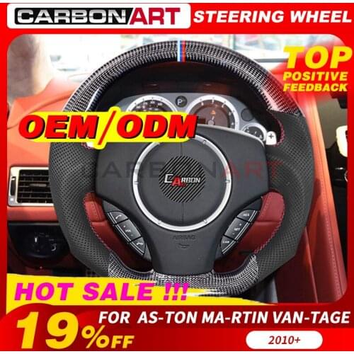 Carbon fiber steering wheel FOR As-ton Ma-rtin Van-tage carbon steering wheel carbon interiorFOR As-ton Ma-rtin Van-tage