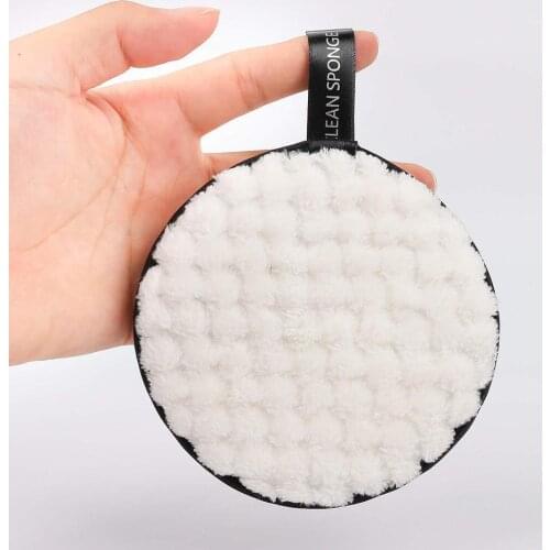 3/4/6Pcs Makeup Remover Pads Microfiber Reusable Face Towel Cotton Pads Puff Skin Make-up Washable Care Cleansing Cloth Wip A2F0